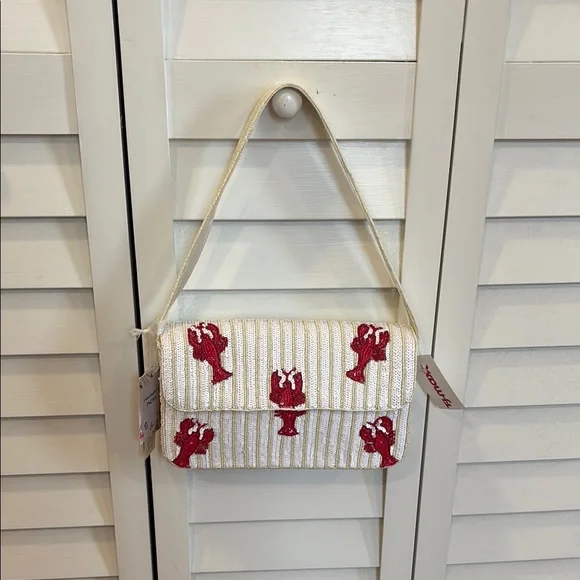 TJ Maxx Lobster Beaded Viral Women's Bag - Picture 1 of 3